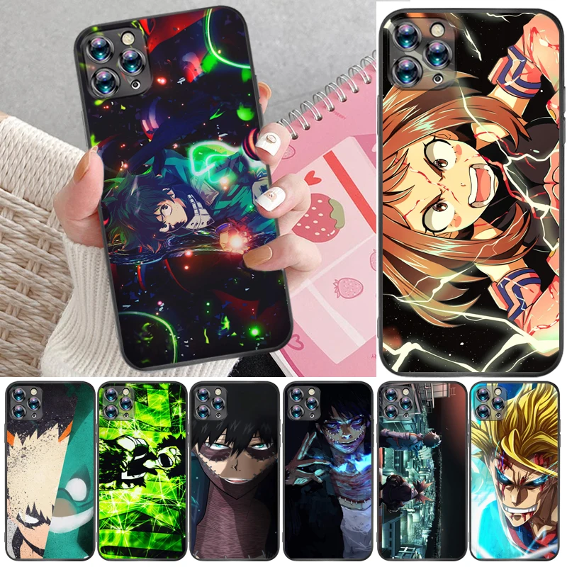 

My Hero Academia Tomura Boku Bakugou Katsuki Todoroki Shouto Dabi Shigaraki Phone Case For iPhone 11 Pro Max Carcasa Cases