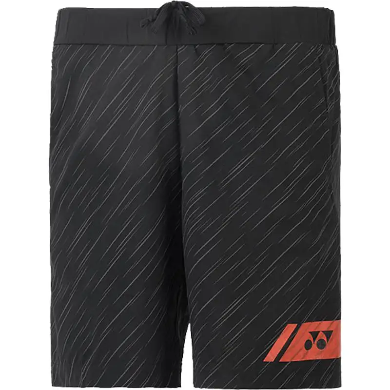 Yonex бадминтон мужские спортивные шорты теннисные шорты мужской Настольный теннис быстросохнущие фитнес спортивные тренировочные шорты - Цвет: Черный