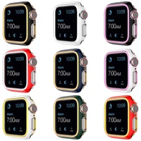 pc screen protector cover for apple watch case 6 se series 6 5 4 3 2 shell 44mm 40mm 38mm 42mm hard frame for iwatch bumper