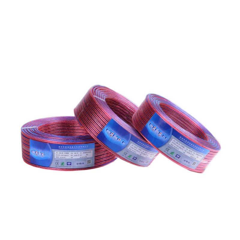 Прозрачный аудиокабель JINCHI металлическая нить 2 нити высококачественный провод