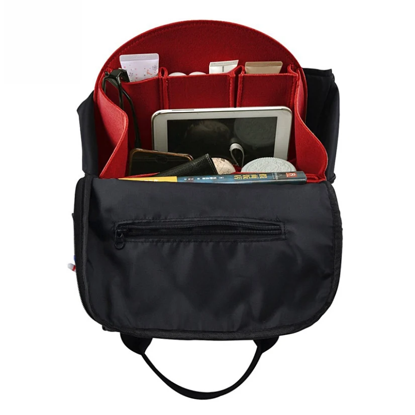 Многофункциональный фетровый рюкзак с вкладышами дорожная сумка-Органайзер для