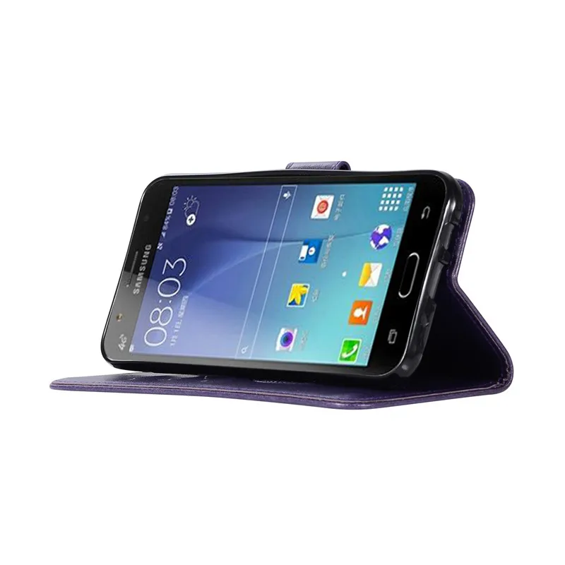 Чехол для Samsung Galaxy J7 2015 кожаный чехол телефона J700 J700F флип-чехол J700H J7008 | Мобильные