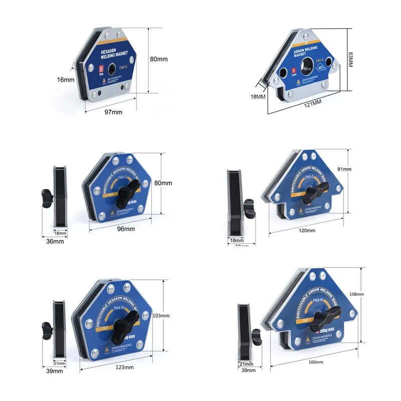 

Electromagnetic Welding Fixer Fillet Welding Arrow Locator Fixture Ferrite Holding Auxiliary Fixing Electric Welding Fixture