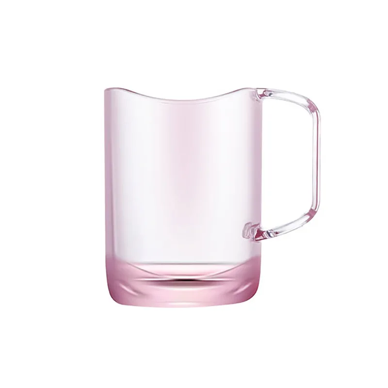 

Household Gargle With Handle Plastic Transparent Wash Cup