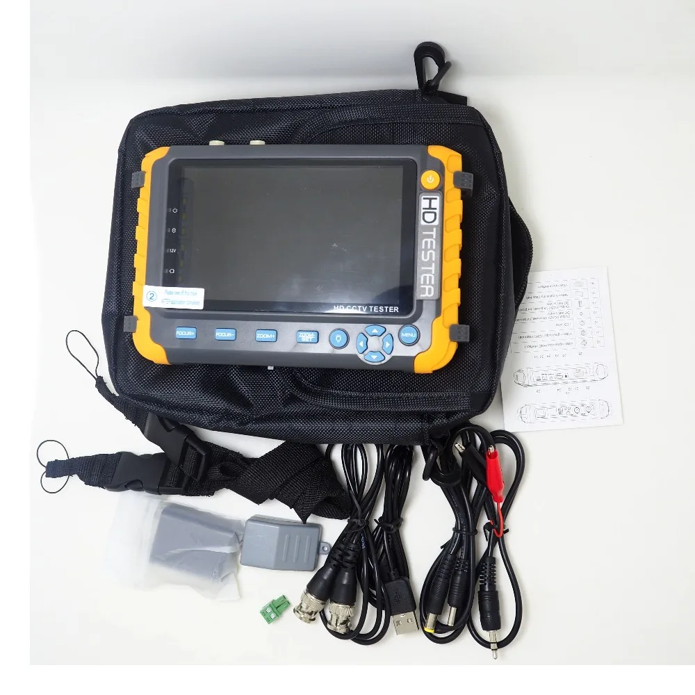 Новый Vga Hdmi Ahd Тестер монитор 8mp Tvi Cvi камера тестер Cvbs аналоговый Cctv 5 дюймов видео