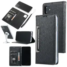 Haissky Detachable Magnetic Wallet Case For iPhone 11 11 Pro Max Flip Leather Phone Case For iPhone X XR Max 8 7 6 6S Plus Cover