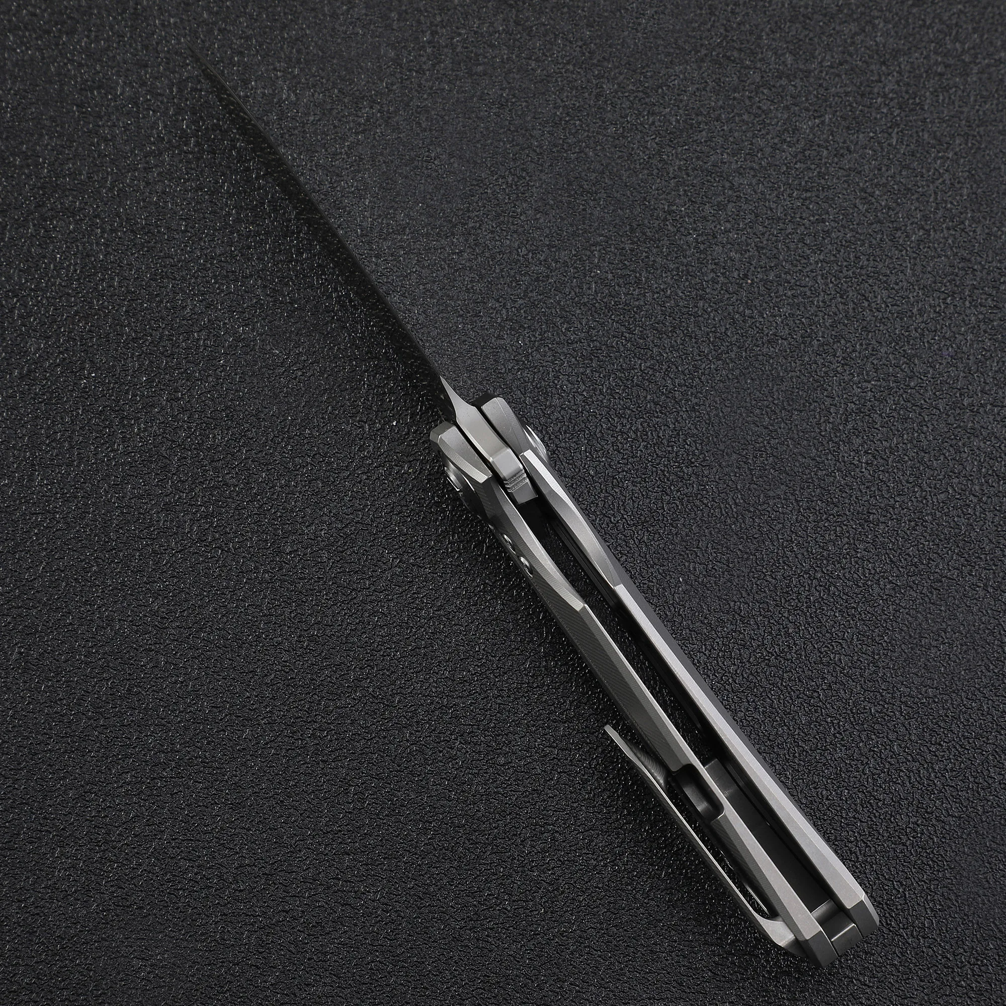 Складной нож TWOSUN TS196 M390 со стальным лезвием керамические шарикоподшипники KVT