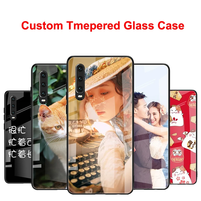 Для huawei P30 Pro P20 Lite Nova 5 5T 3e 4 4e 3i mate 30 20 Honor 20i 9X Y7 чехол на заказ фото DIY картина закаленное стекло крышка