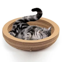 two usages bowl shaped cat scratch board cat nest pet bed cats sofa small cat mat pet blanket