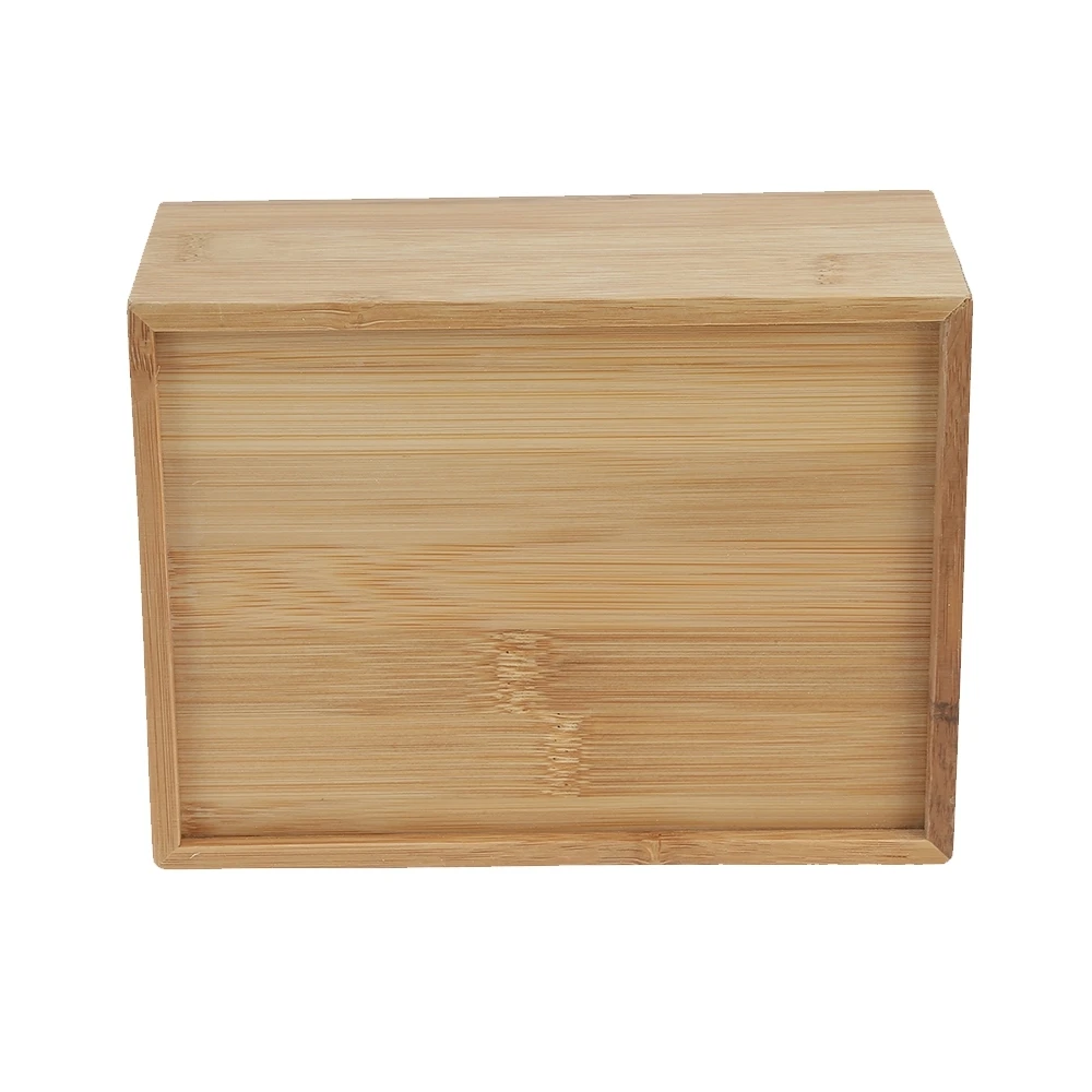 2 размера бамбуковая коробка для салфеток дома Прямоугольная форма контейнер