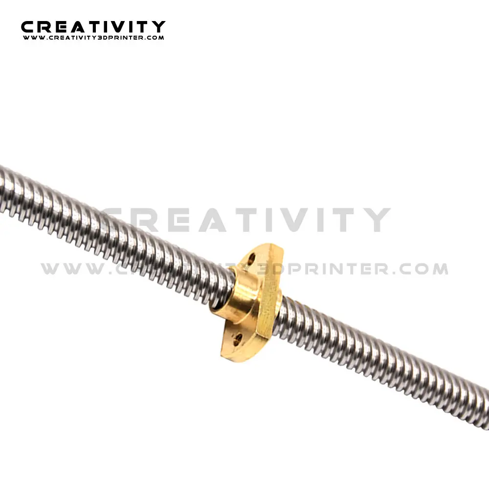 1PC Lead 8MM 365/400/515MM Ender-3 V2 Z axis Rod Screw+brass nuts for Ender6 CR-10S CR-10 CREALITY 3D Printer Parts | Компьютеры и