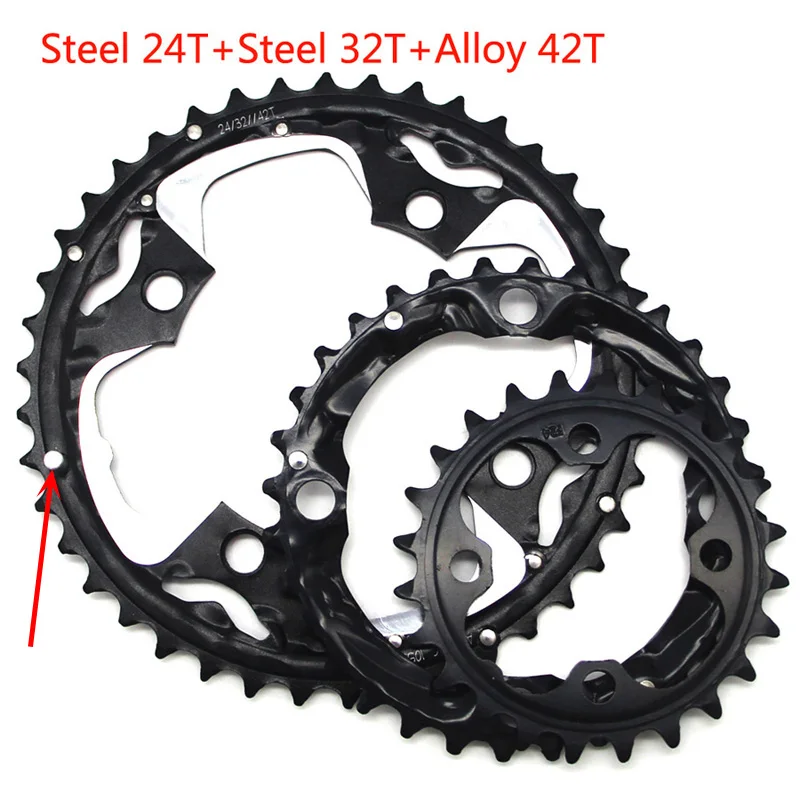 175 мм Fatbike Fat bike crank набор 100 мм BB 104BCD коленчатая цепь 30T 32T 36T 38T 40T 42T 104 мм BCD односкоростная цепь