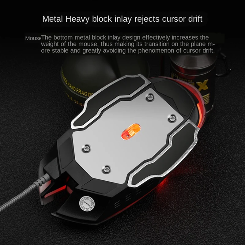Проводная USB-мышь для ПК 4 уровня DPI 1200/1600/2400/3200 6 кнопок | Компьютеры и офис