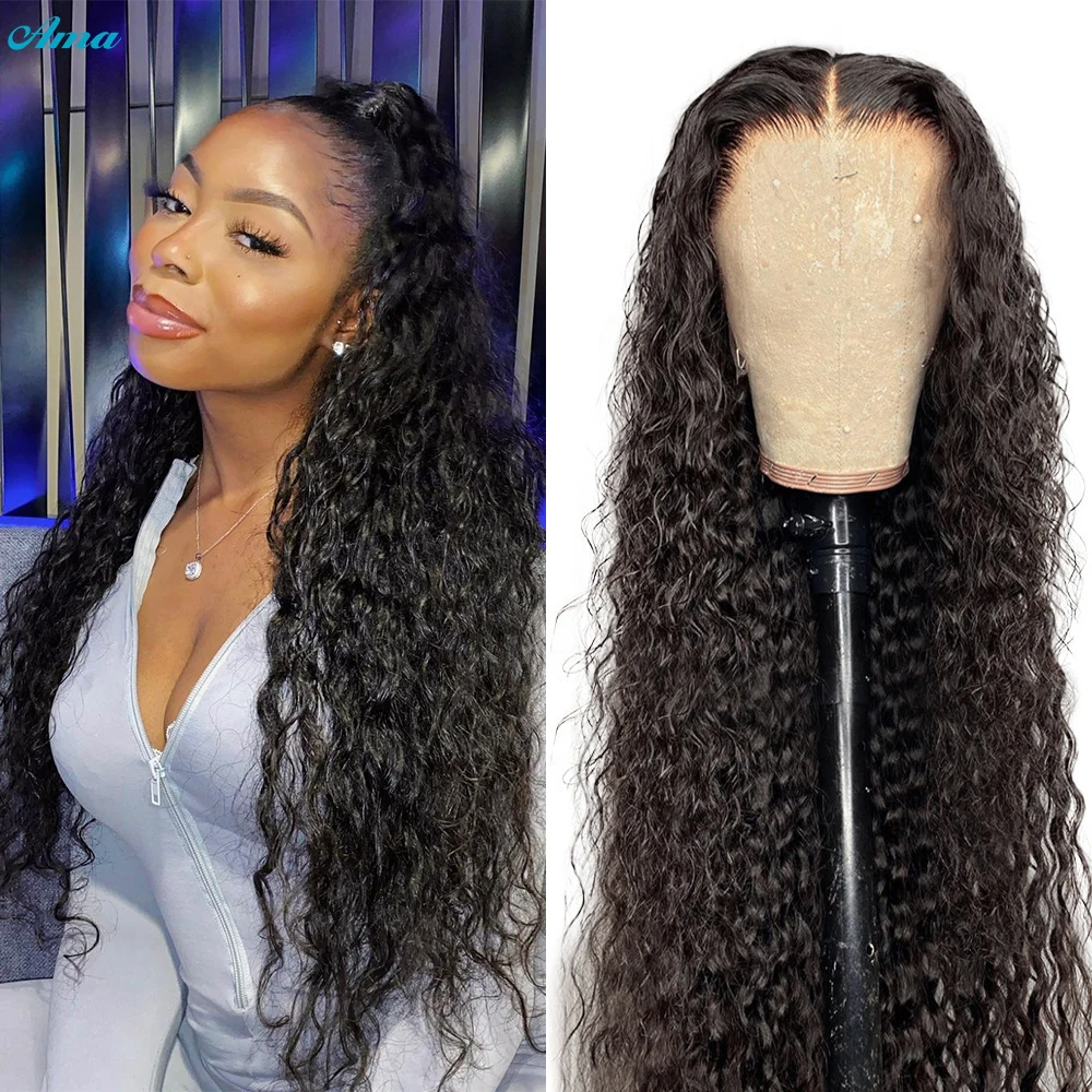 

Water Wave Lace Front Wig 4x4 Lace Frontal Wig Pre Plucked Wigs 13x4 13x6 Lace front Wig Human Hair Wigs for Women