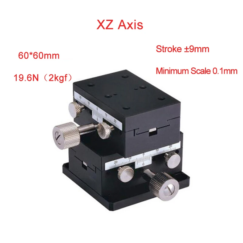 

XZ Axis 60*60mm Sliding Stage Displacement Lift Platform Guide Rail 60*60mm Sliding Table PLWFEV60
