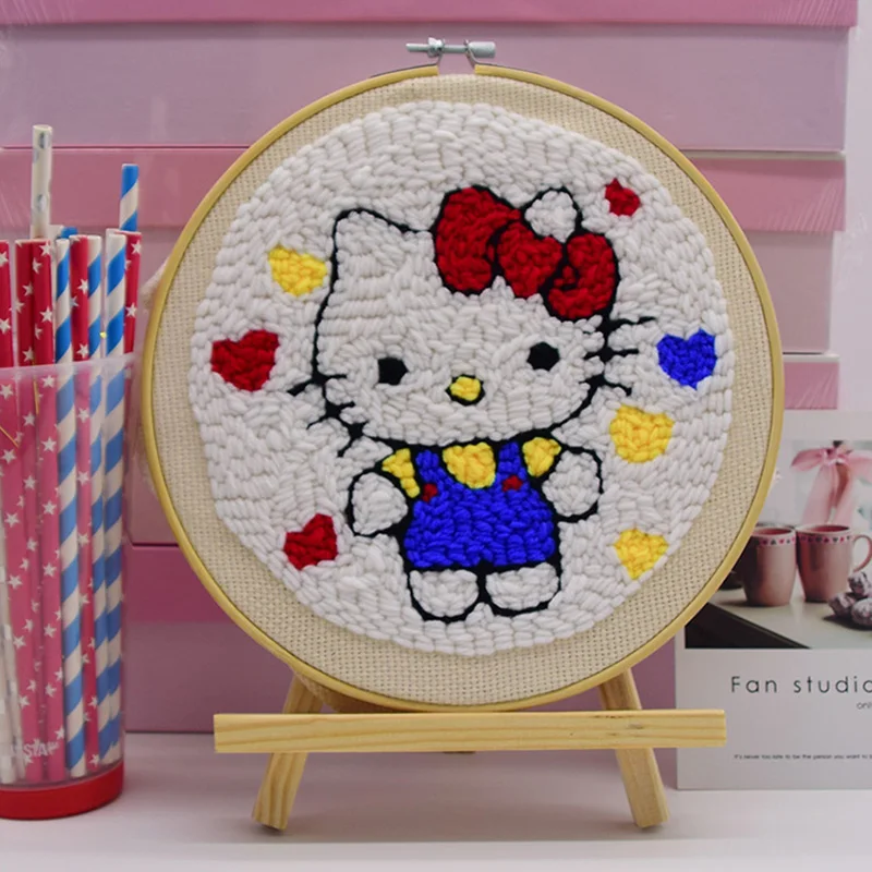 DIY Набор для вышивания с рисунками животных из мультфильмов 10 видов стилей Набор для вышивания крестиком для начинающих ручной работы украшение для дома
