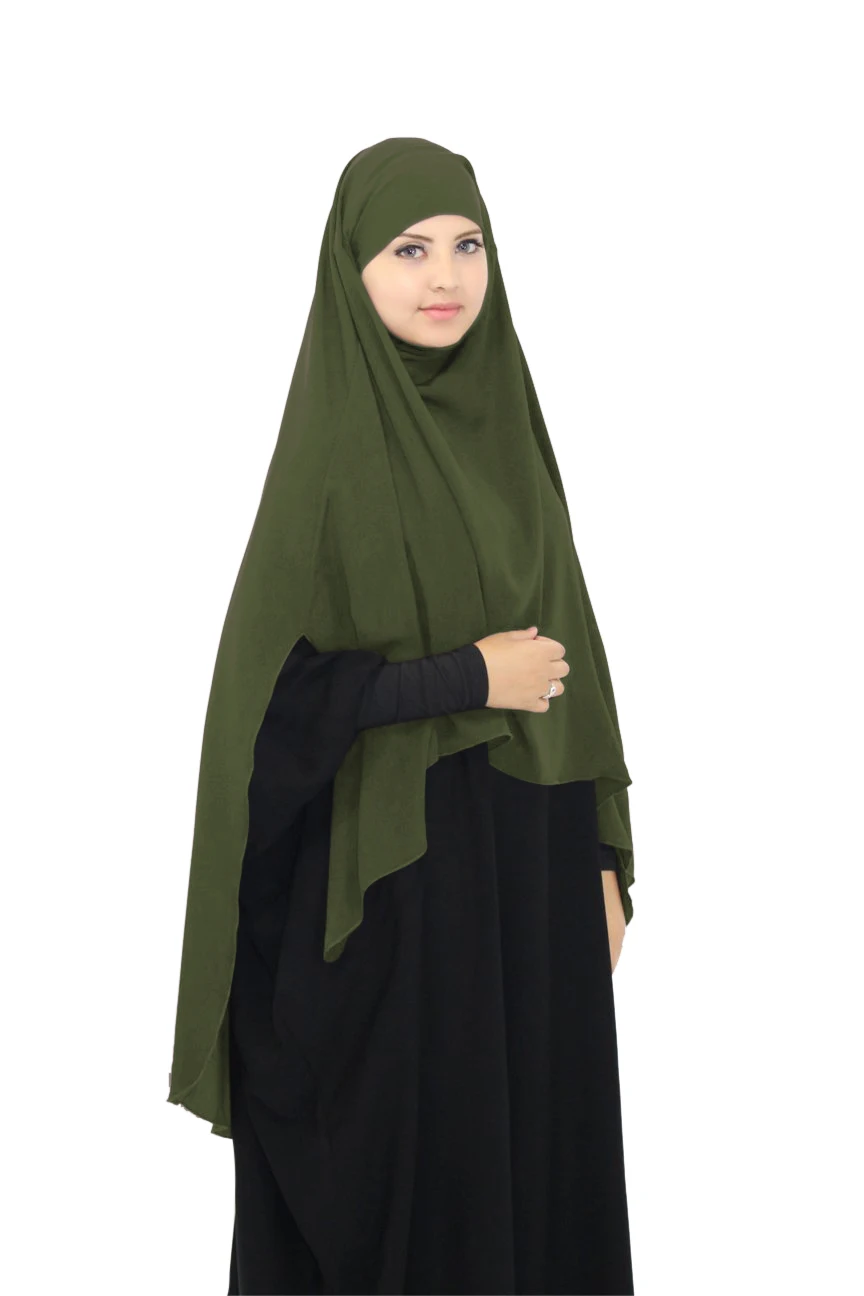

Eid Hooded Muslim Women Hijab Prayer Garment Long Khimar Jilbab Abaya Full Cover Ramadan Gown Abayas Islamic Clothes Niqab