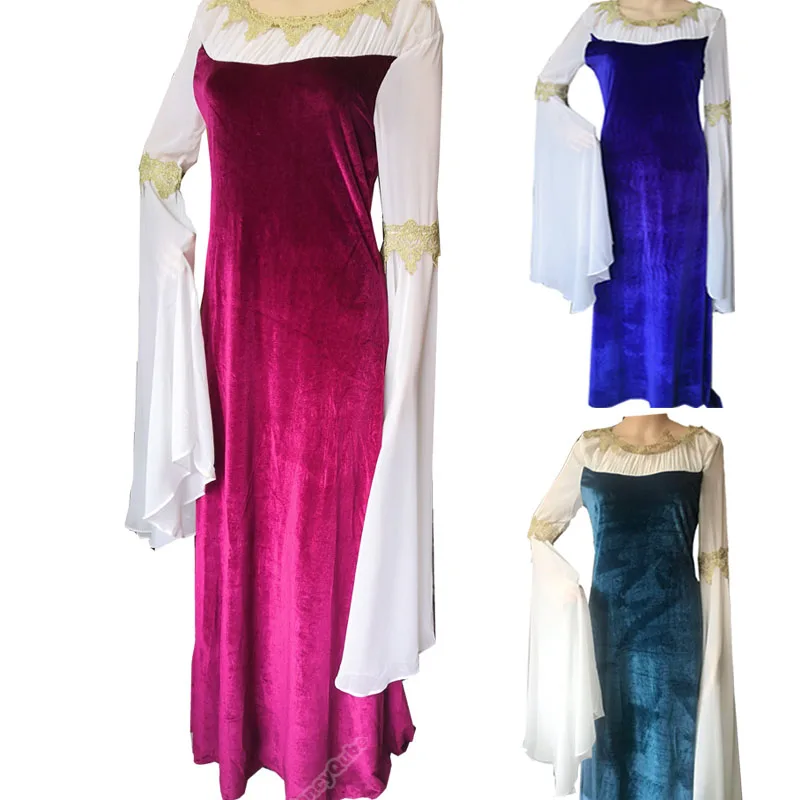 Платье Арвен эльфа костюм принцессы Галадриэль для взрослых женщин
