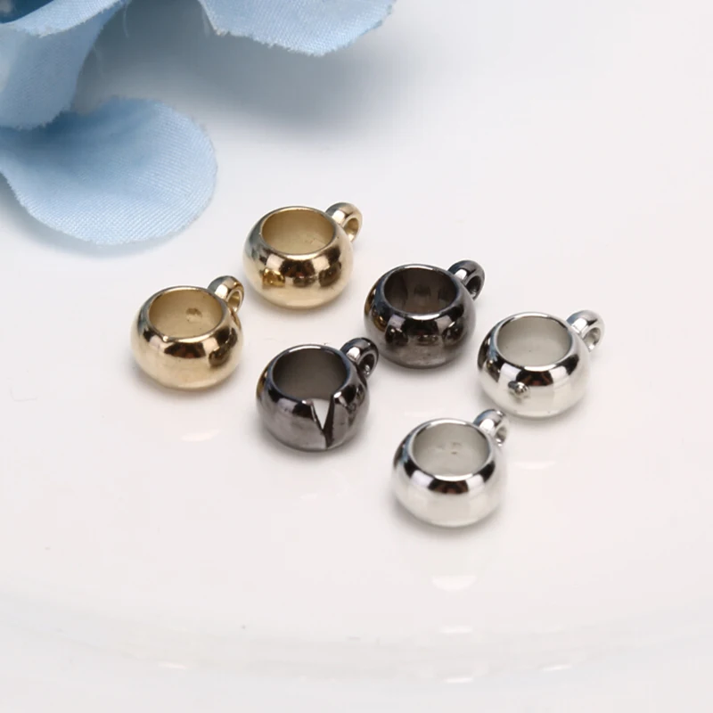 50 шт./лот бусины под поручень CCB пластиковая подвеска зажим застежка Разъемы