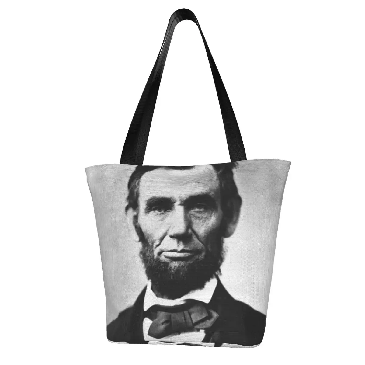 

President Shopping Bag Shopping Student Handbag Bulk Funny Polyester Bags
