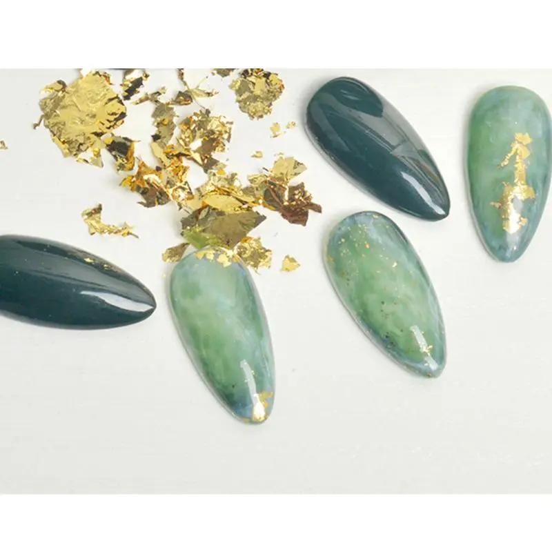 

20 Colors/Set Nail Art Color Glitter Paper Sheet Flake Irregular Foil Paillette