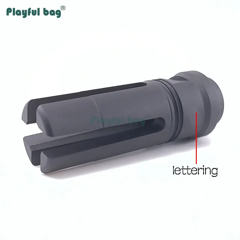 

Playful bag CS Game SF cap 14mm CCW Toys Replica front tube decoration model Gel ball blaster Cosplay accessories AQB31