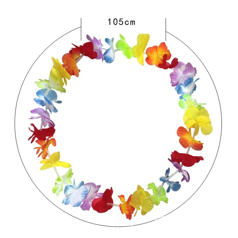 4 шт./компл. украшения для свадебных торжеств Гавайские лепестки Leis Пляжное