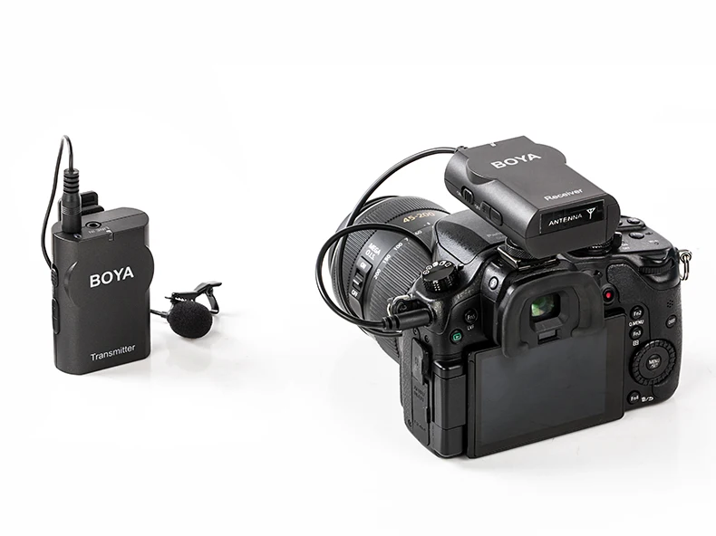 Boya BY-WM4 Pro/BY-WM4 Mark II беспроводные ПЕТЛИЧНЫЕ Микрофон Студийный конденсаторный лацкан микрофон для интервью для iPhone Canon камеры Nikon