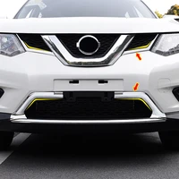 for nissan x trail xtrail t32 rogue 2014 2015 2016 abs front upper grid grille grill moulding stick fram lamp trim accessories
