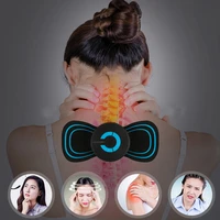 neck massager portable mini electric neck massage relaxation machine cervical stimulator pain relief hot no battery