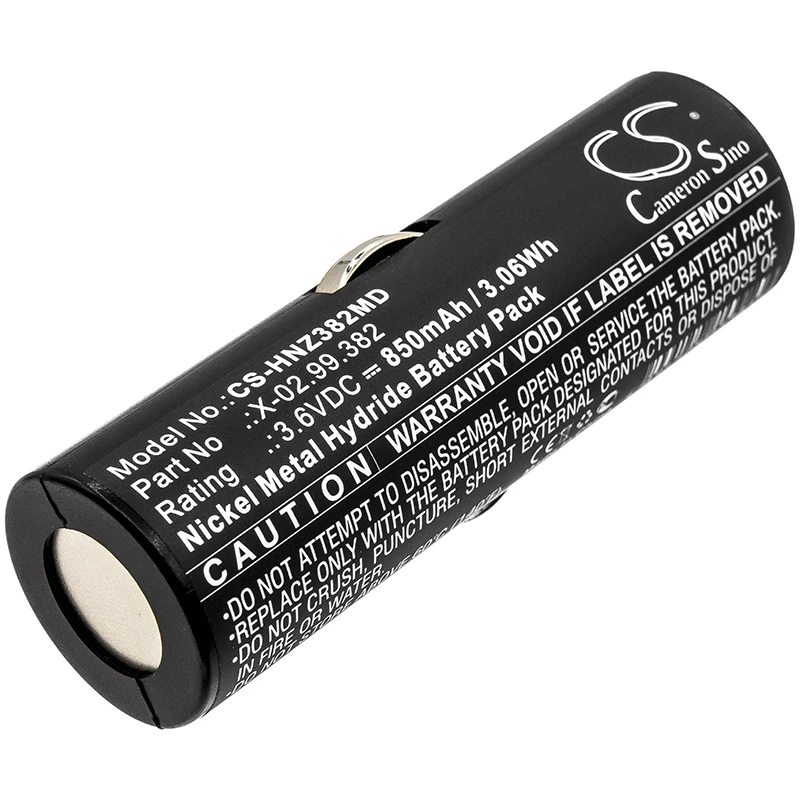 

Battery for Horron ORON628G, ORON-628G, B0402096 B0402096, 7.2V/mA