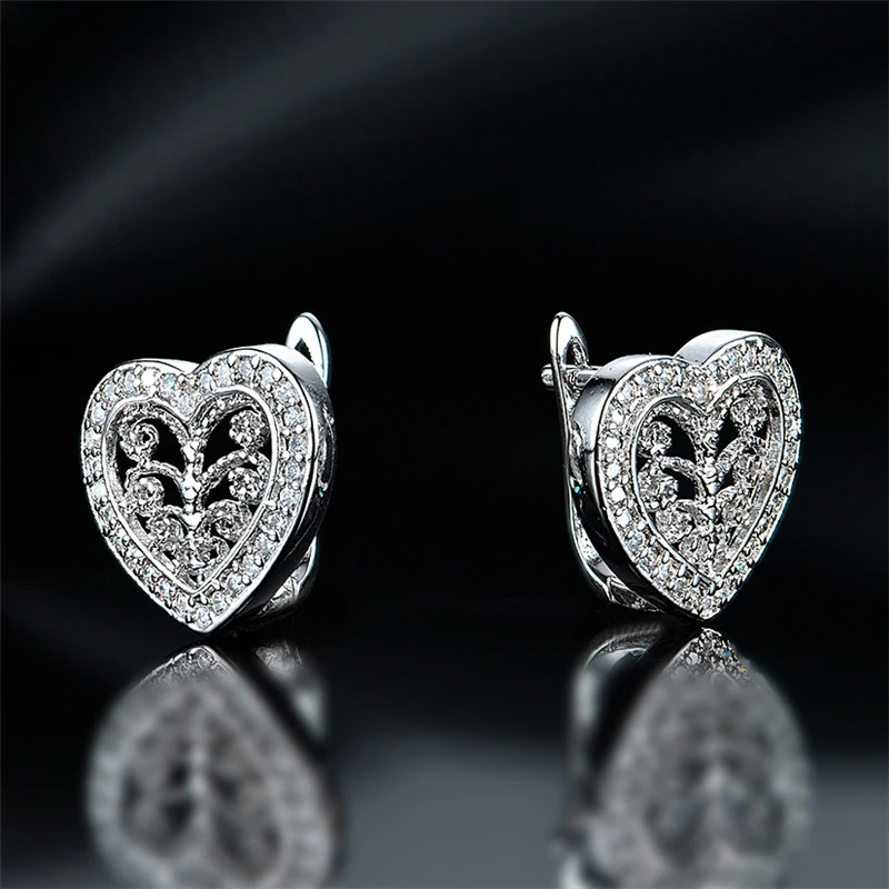 Женские серьги кольца DY из стерлингового серебра 925 пробы с прозрачным