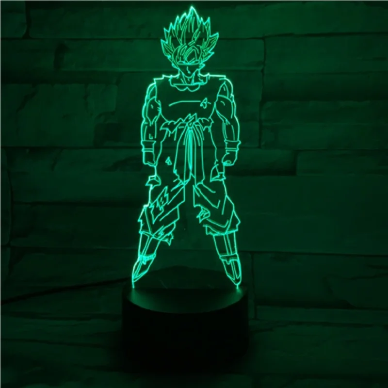 VCity 3D ночник Dragon Ball серии Goku мультфильм рисунок Touch беспроводной USB лампа атмосферное освещение домашний магазин стол современный декор