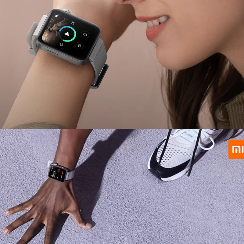 Смарт часы Xiaomi MI GPS NFC WIFI ESIM PhoneCall браслет на Android наручные спортивные Bluetooth фитнес