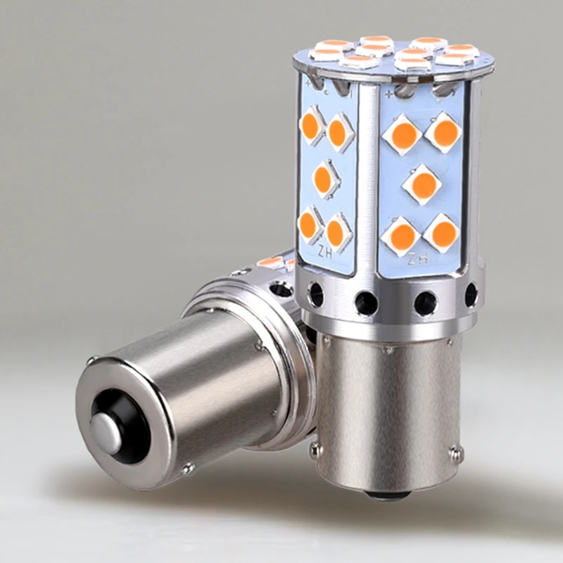 LED Bulb 3030 35SMD Canbus Lamp For Car Turn Signal Lights Amber Lighting 12V 24V | Автомобили и мотоциклы