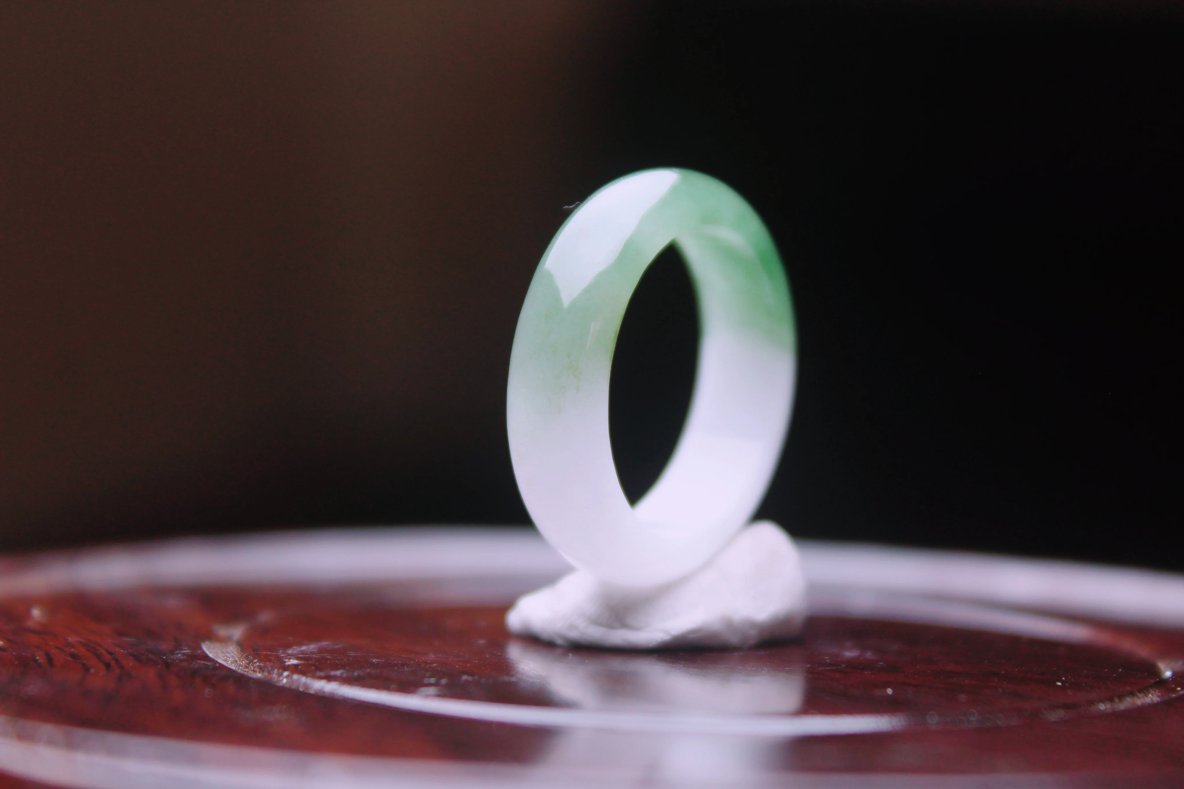 

Myanmar Natural Jade Stone Emerald Ring