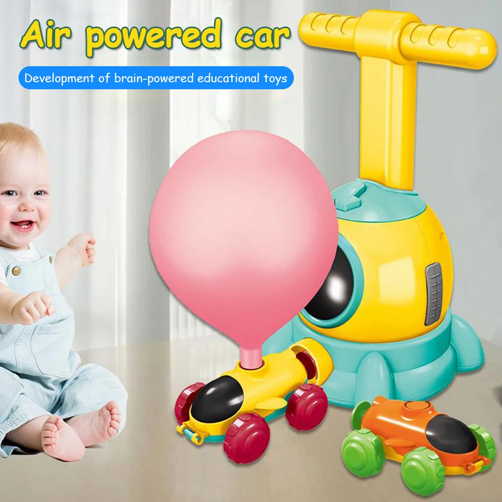 

Kids Balloon Car Toy Educational DIY Toy Inertial Power Balloon Car Toy For Toddlers Children Early Education Science Experiment