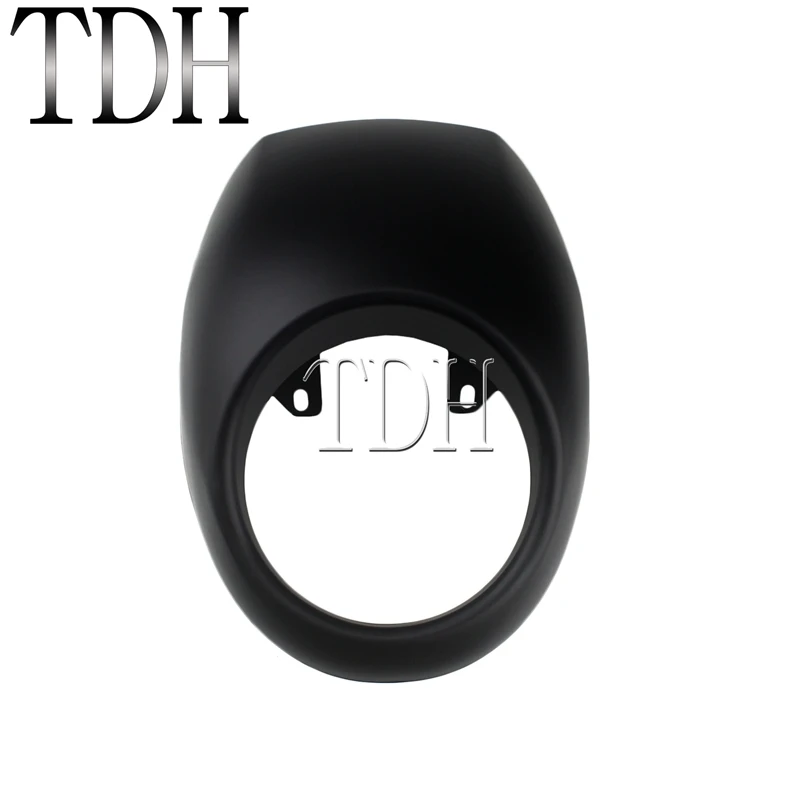 Белый/матовый черный передняя фара обтекатель Маска 5 75 &quotГоловной фонарь маска