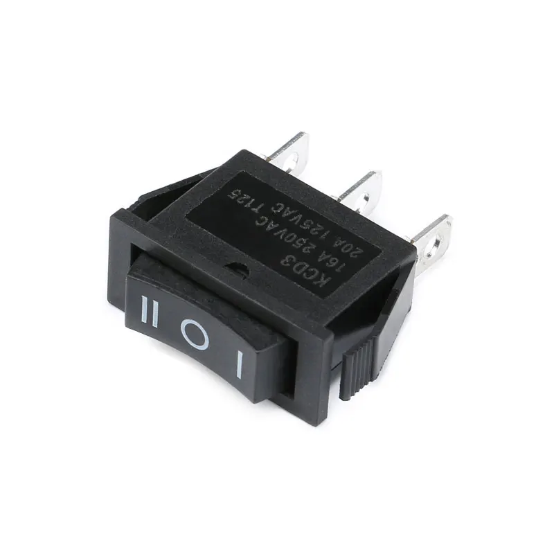 KCD3 рокерный выключатель 1 шт. 2 позиционный 3 контактный Электрический светильник