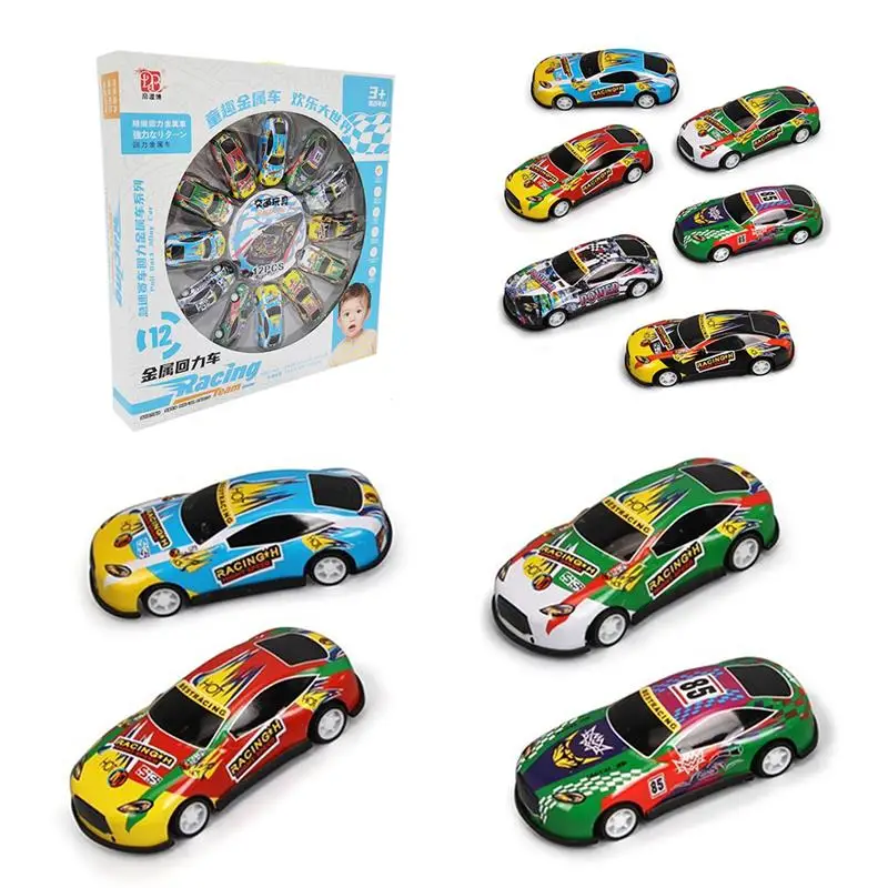 

12Pcs/Set Children Stunt Toy Car Alloy Pull Back Car Ejection Jumping Stunt Car 360 Flip Dump Car Toy Children Birthday Gift