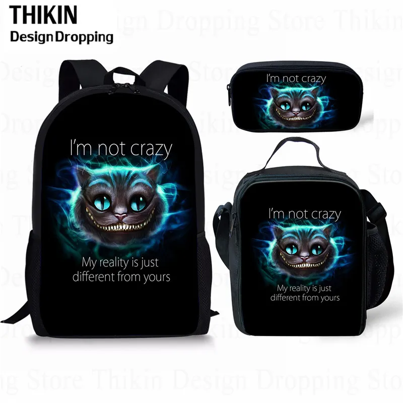 as picture THIKN 3 шт школьная сумка набор Galaxy/Unicorn школьный рюкзак для подростков мальчиков девочек Студенческая дорожная сумка для книг школьные сумки для подарков - Цвет: as picture