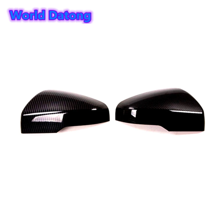 Чехол для зеркала заднего вида боковое крыло 2 шт. углеродное волокно серебристый