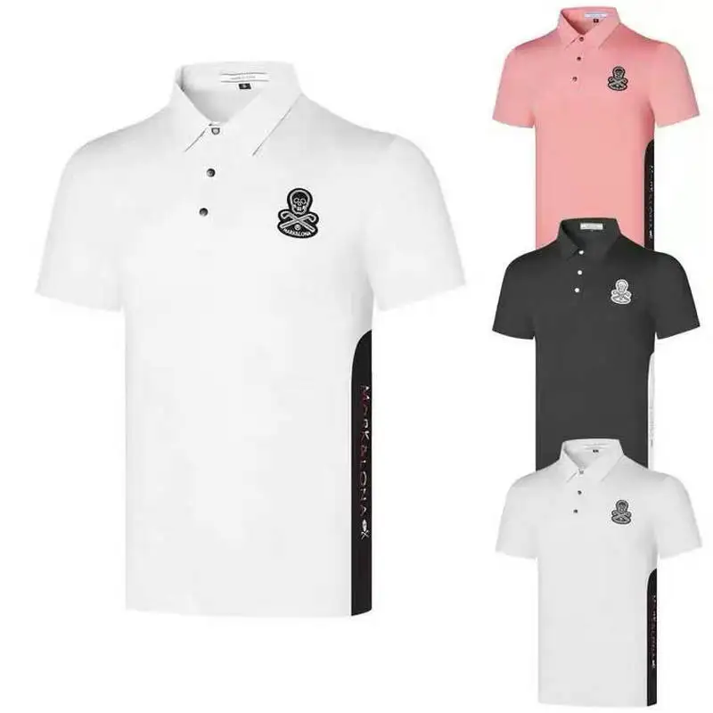 

New Golf Men's Sports Shirt Summer Breathable Dry Fit T-Shirt Men's Polo-Shirt