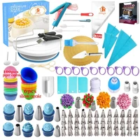 with numbered 301 piece cake turntable decorating mouth set cake decorating and decorating tool spatula muffin cup kit
