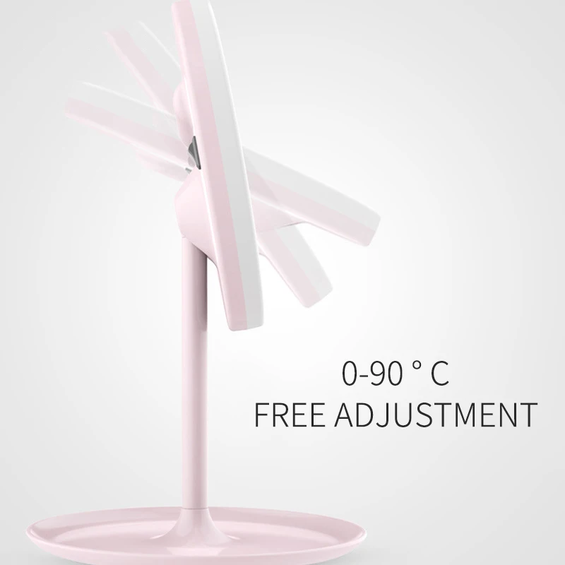 зеркало с подсветкой для макияжа Светодиодный светильник косметическое