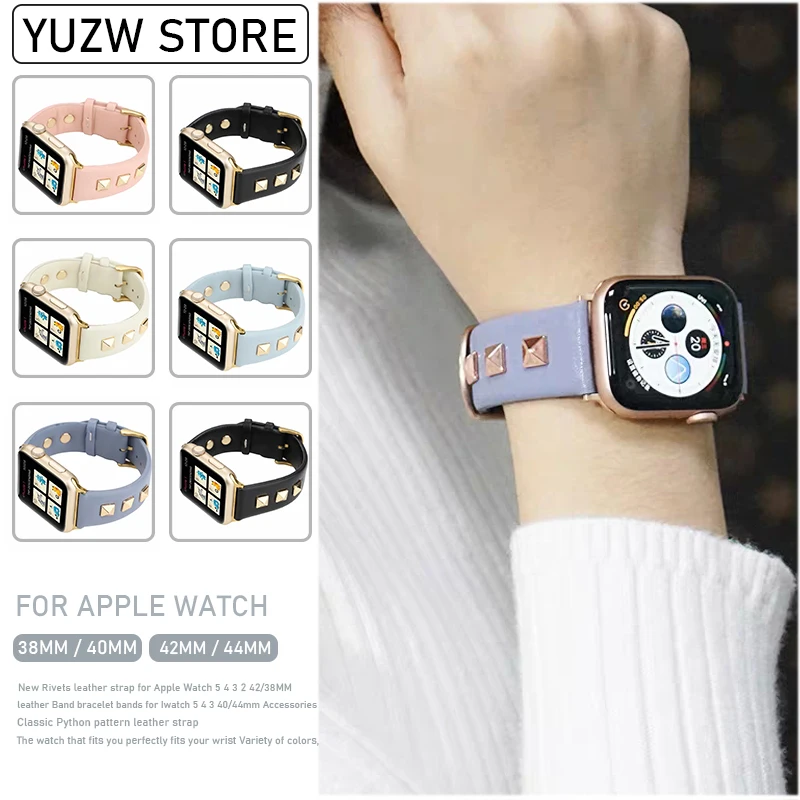 

Ремешок кожаный для Apple Watch Series 5, 4, 3, 2, 1, 38, 40, 42, 44 мм