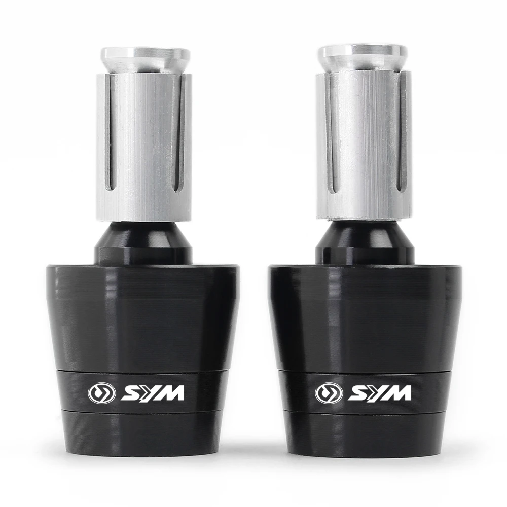Black Высокое качество мотоцикла CNC руль ручки руля концы крышки слайдер Для SYM CRUISYM150 180 300 CRUISYM GTS 300 300i - Цвет: Black