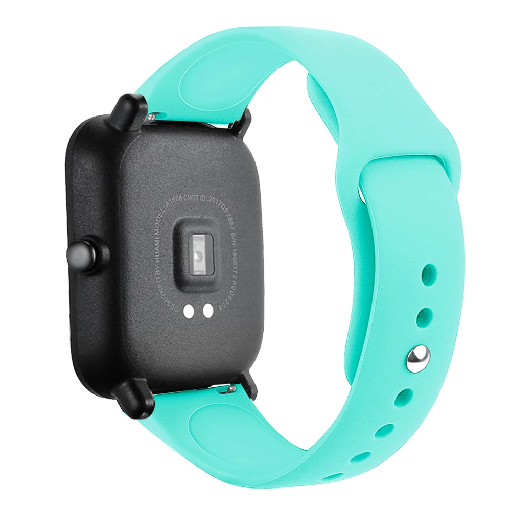 20 мм силиконовые браслеты для Xiaomi Huami Amazfit GTS Bip BIT PACE Lite Youth smart watch band для Garmin vivoactive 3 ремешок для часов