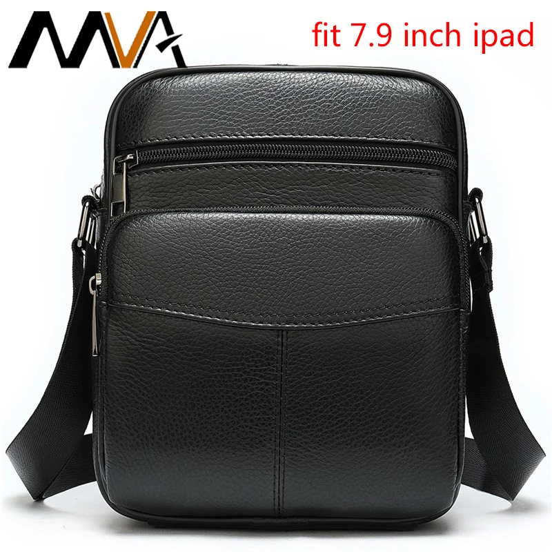 

Мужские кожаные Наплечные сумки MVA, роскошная брендовая мужская сумка на плечо, мужская повседневная сумка-мессенджер, кожаные сумки для му...