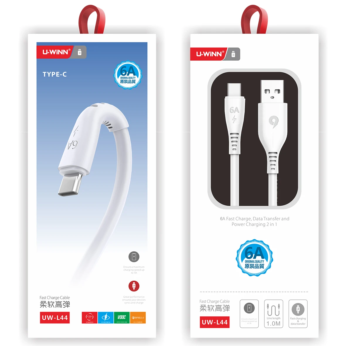 

Usb-кабель 2 в 1, 1 м, для быстрой зарядки и передачи данных